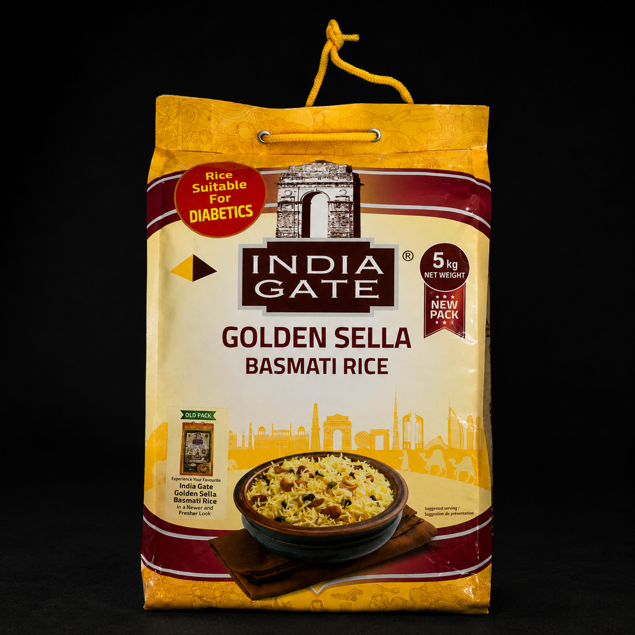 India Gate Golden Sella Basmati Rice